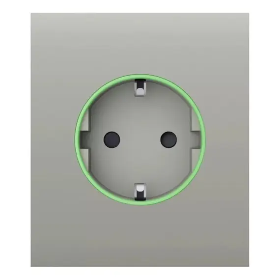 AJAX SYSTEMS Ajax CenterCover (basic) előlap Outlet (type F) intelligens aljzathoz, osztriga